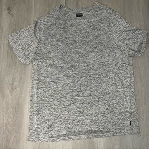 Guess Womens Top Size XXL Grey Knitted Short Sleeve Shirt (Lightweight) Soft